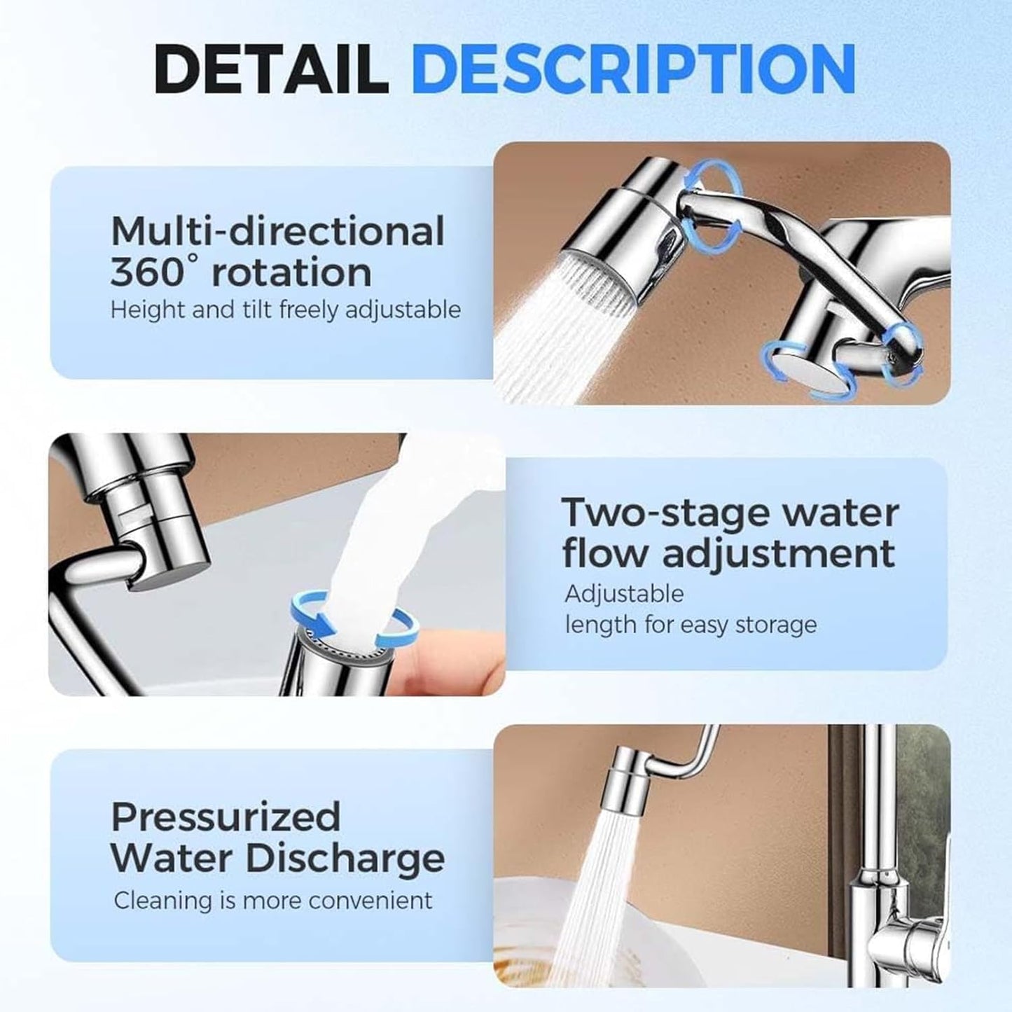 Rotatable Faucet ( 1080°)